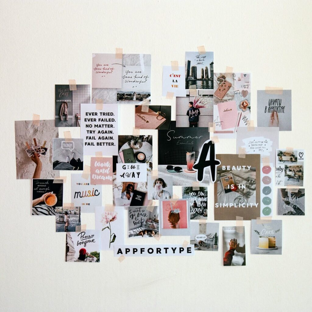 Small Apartment Decor Ideas: 9 Creative Solutions for Maximizing Space and Style A white wall adorned with a collection of various pictures, creating a vibrant and artistic display.
